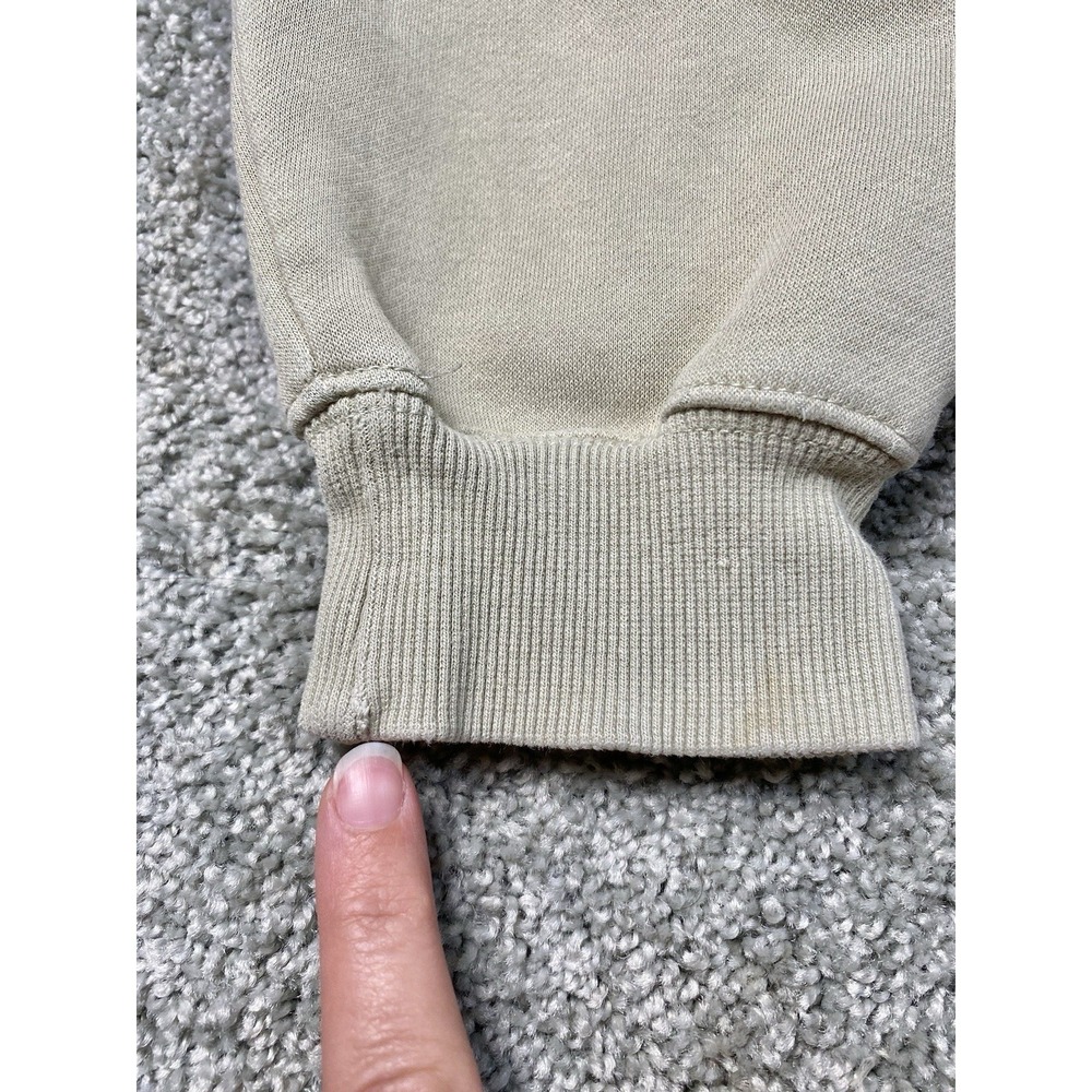 Fear of God Essentials Green Fleece Crewneck Sweatshirt Size Medium Unisex - Picture 7 of 11